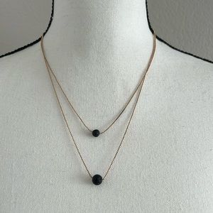 Vitality Essential Oil Lava Stone Necklace